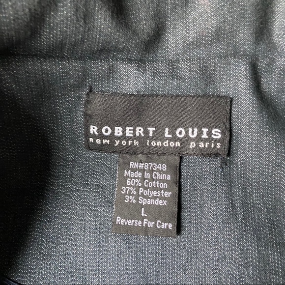 Robert Louis Denim Quarter Cropped Swing Jacket - Picture 6 of 9